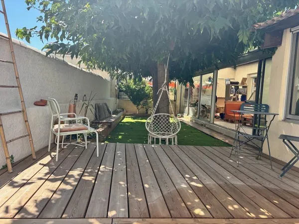 Frontignan plage, villa 5 pièces sur terrain de 392m2,