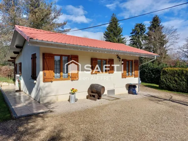 Lumineux, plain-pied, calme et en pleine nature