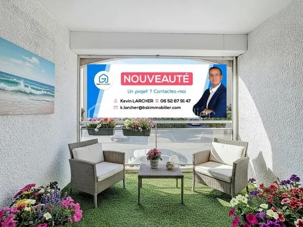 Studio rénové avec grande terrasse sud-ouest - idéal investisseur ou pied-à-terre Palavas