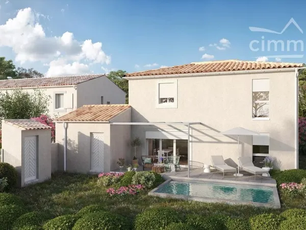 Villa neuve T5 122 m² avec piscine