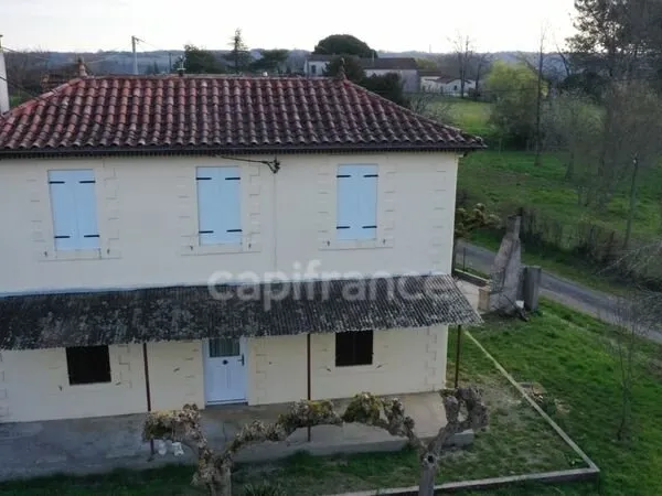 Maison de 107m2, 3 chambres, garage, dépendance à GRIGNOLS (33)