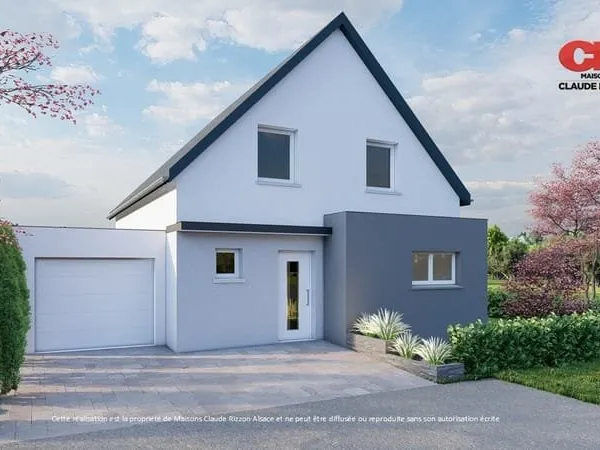 Maison neuve 5 pièces avec garage à MARMOUTIER