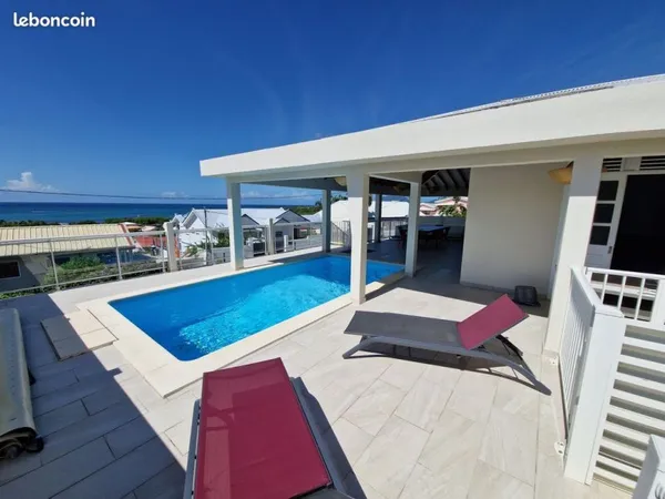 Sublime villa f7 vue panoramique sur le rocher du diamant