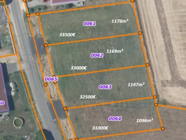 Terrain à bâtir 1147m²