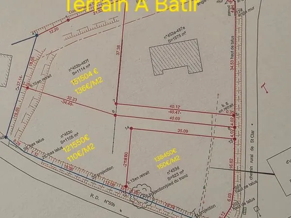 Terrain a bâtir