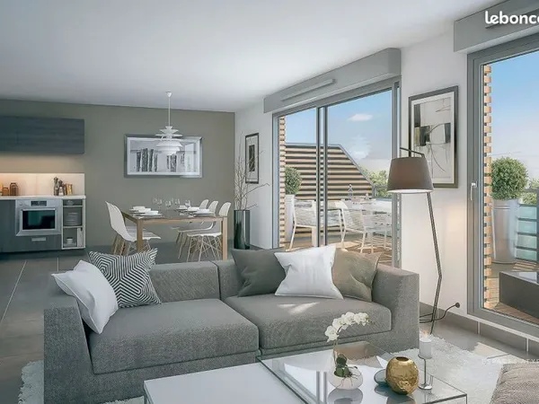 Appartement 3 pièces 63 m²