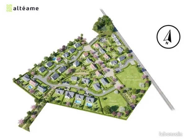 Terrain 603 m²
