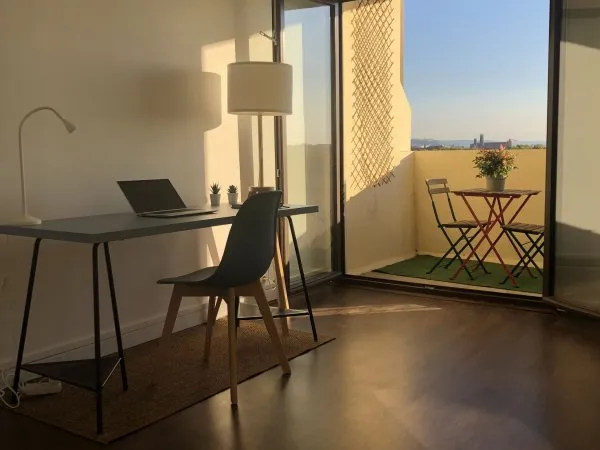 Loue Appartement T3 meublé 62m² - balcon - vue Pyrénées - Boulevard des Minimes, Toulouse