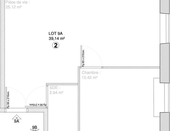 Appartement T2 à rénover