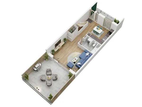 Maison 3 pièces 70 m²