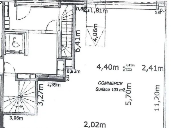 Local commercial 100 m²