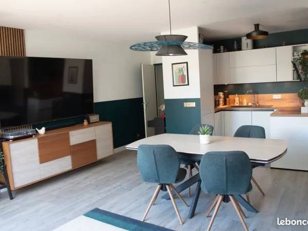 T3 meublé 78m² avec jardin 80m² + 2 parkings