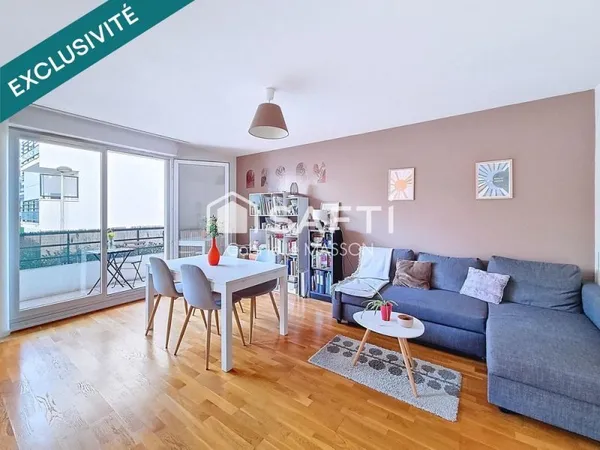 2 pièces avec BALCON, CAVE, GARAGE