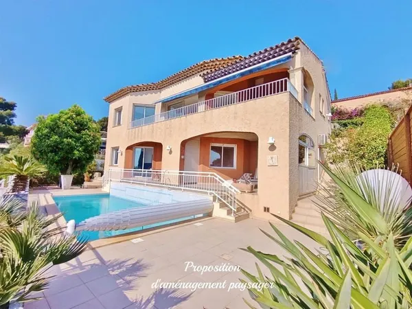 Vue Panoramique Sur Les Iles d'OR - 15 Min Mer À Pied - Entre Ciel et Mer - Villa avec Piscine - Rec