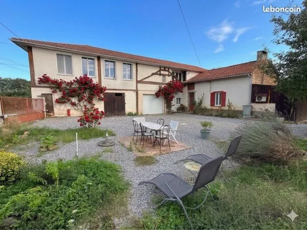 Ferme rénovée 208 m² - Prête à vivre - Sud-Ouest - Pyrénées 1h - Sans agence