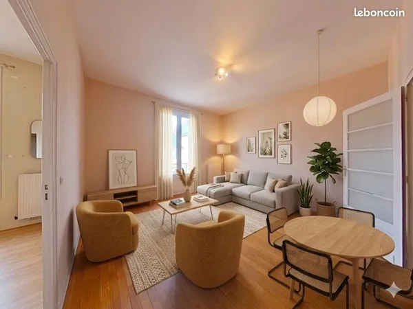 Appartement 2 pièces 44 m²