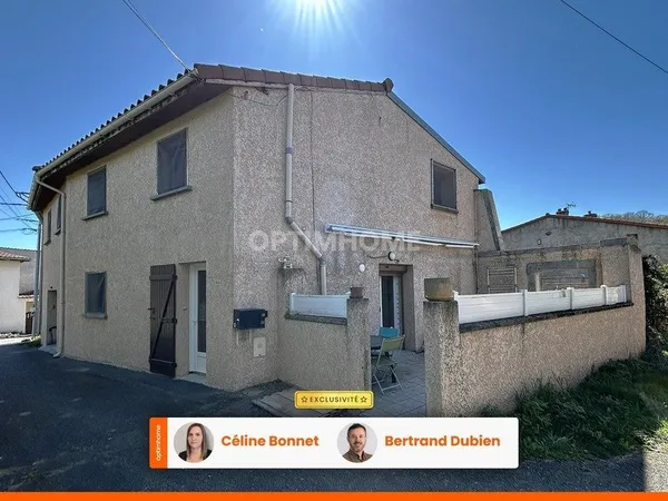Maison 135m2 : 4 chambres + garage + jardin
