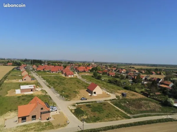 Terrain 411 m² Morbecque
