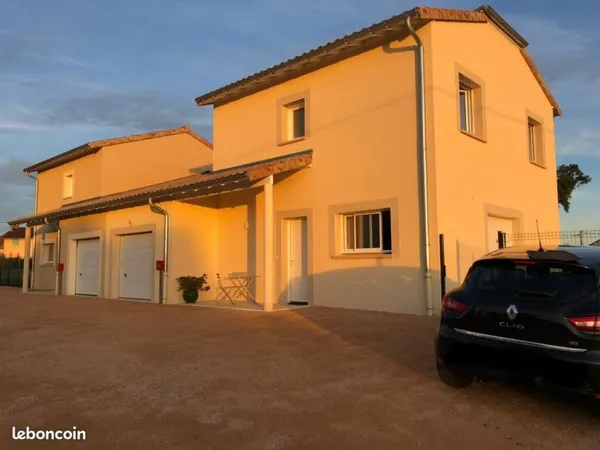 A louer F5 maison avec jardin