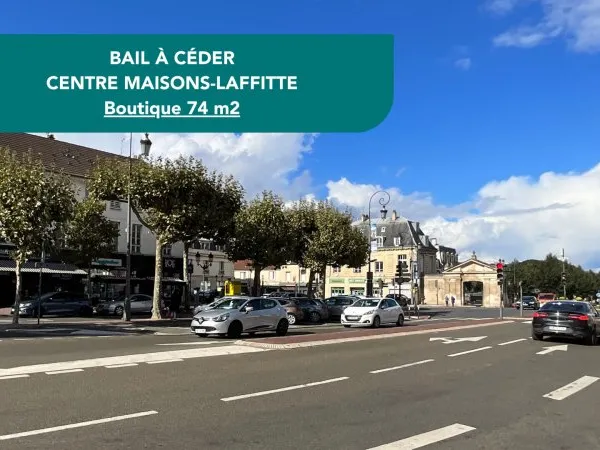 Cession de bail Maisons-Laffitte boutique 74 m2
