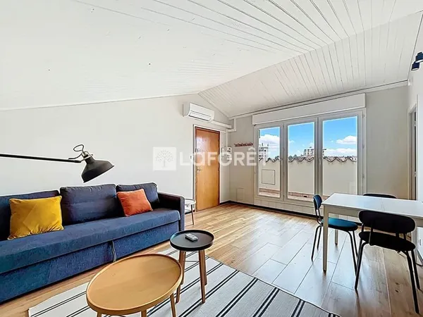 Appartement meublé 1 pièce(s) 23.82 m2 - Perpignan - Quartier Université