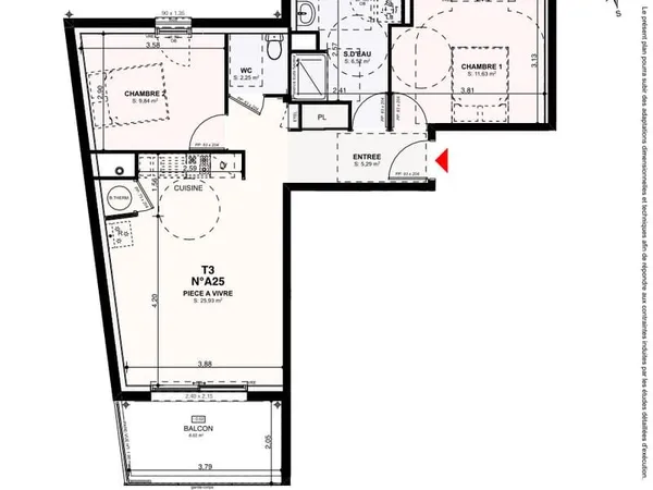 APPARTEMENT T3 NEUF A VENDRE SAINT POL DE LEON