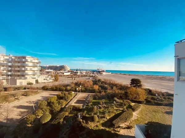 Le Barcarès Bel appartement de type T3 la Grande Plage vue m