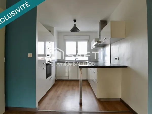 Appartement 87m2 avec cave et garage proche centre ville