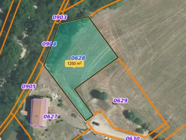 Terrain 1255 m²