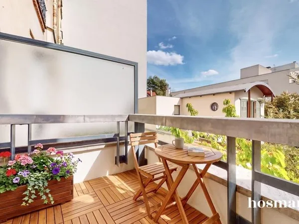 Appartement 3 pièces de 61 m² - Traversant, parfait état, balcon - Rue Escudier, Boulogne-Billancour