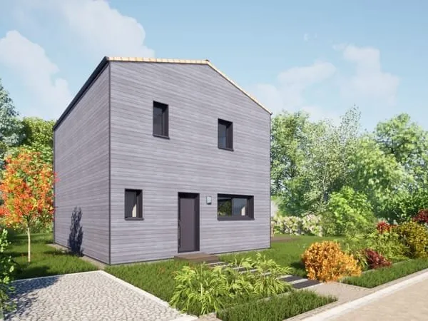 Projet de construction d'une maison bois de 100 m² avec terrain à MAZE (49)