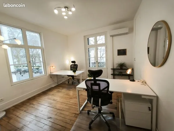 🔥 Bureau coworking premium - Tours gare - 350 tout inclus