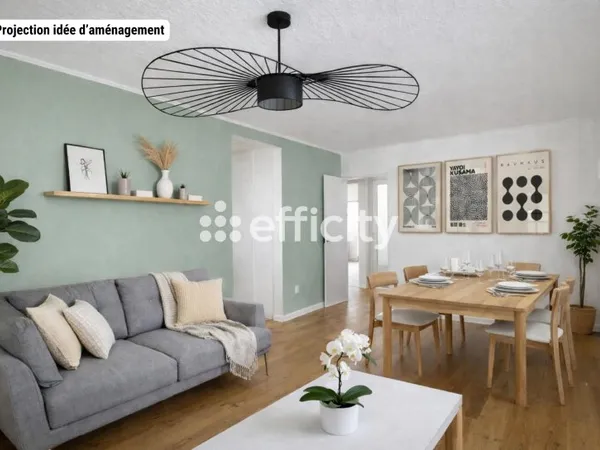 Appartement 4 pièces 69 m²