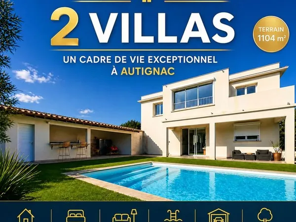 Rare - 2 maisons indépendantes - idéal famille + locatif