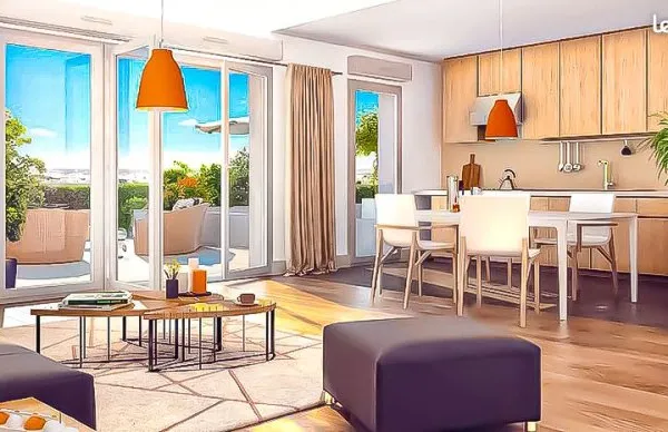Appartement 2 pièces 43 m²