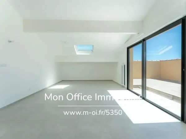 Référence : 5350-ETH - Appartement - 4 pièces - 100m2 - Duplex - Terrasse 50m2 - Garage - Dernier ét