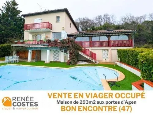 Viager occupé - F90-H74 ans - BON ENCONTRE (47240)