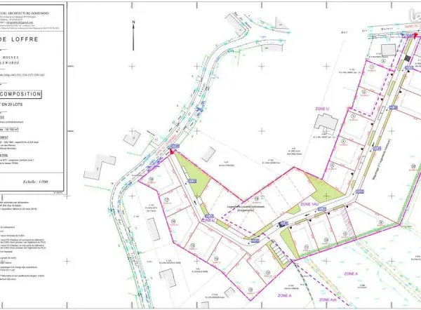 Terrain 463 m² Loffre