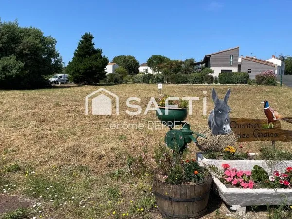 Terrain constructible de 630m² proche centre ville