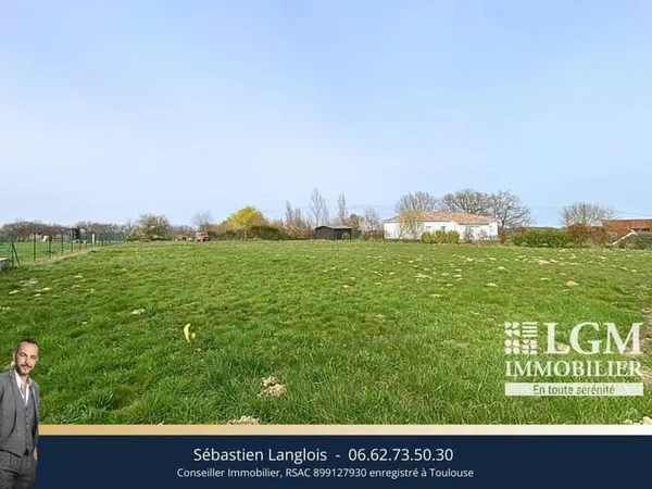 Plagnole (31370), Terrain constructible de 2.182m2 divisible