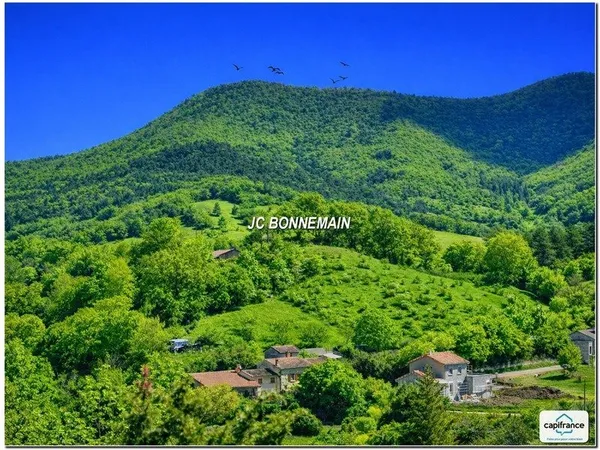 Dpt Drôme (26), à vendre COMBOVIN terrain - Terrain 2936 m² - 1500 m² Constructibles - Vercors