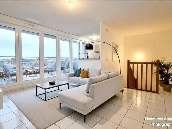 T3 duplex avec terrasse et parking