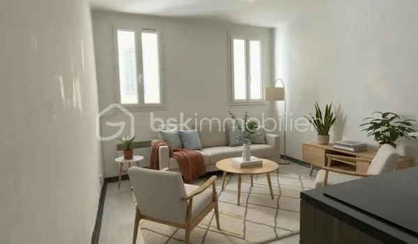 T2 de 31 m² au coeur de la ville dans un immeuble bien entretenu