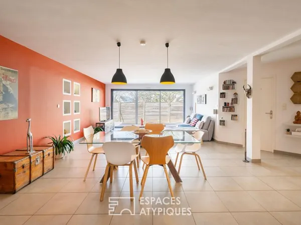 Maison moderne de plain-pied à l'entrée du Golfe du Morbihan