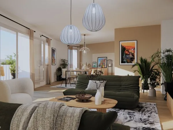 Studio 1 pièce 36 m²