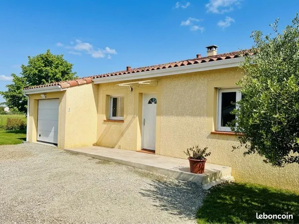Maison T4 récente - 90 m² - Terrain 912 m² - L'Isle-Jourdain
