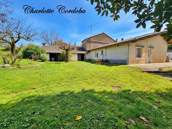 ✨ Maison plain-pied 90 m² de 3 chambres avec jardin de 1920 m² et bois - Feugarolles