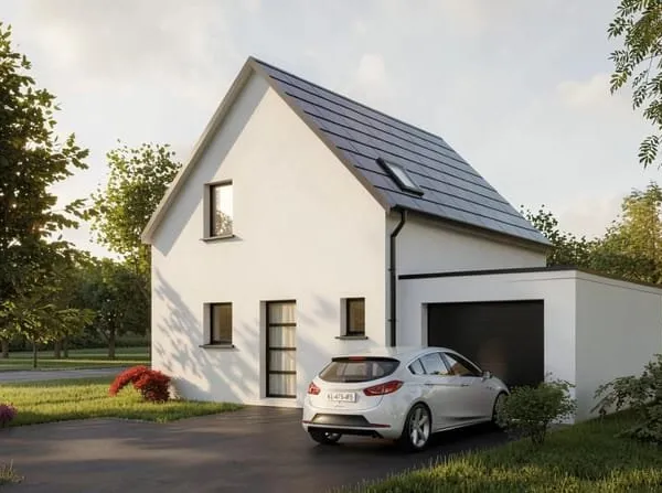 A Kunheim sur un beau terrain au calme cette maison