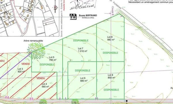 Terrain 880 m² Graulhet