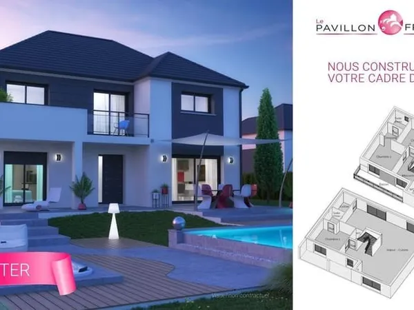 Projet de construction d'une maison 165 m² avec terrain à MOISENAY (77)